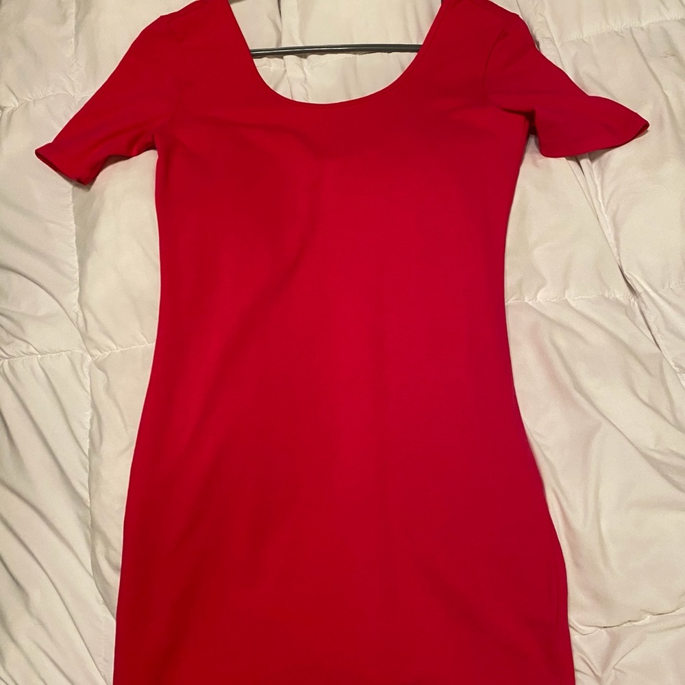 Hot pink dress